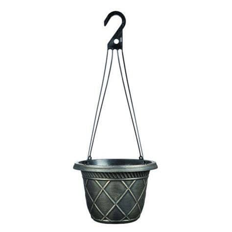 Tuscany Rope Hanging Basket 12" - Black Bronze