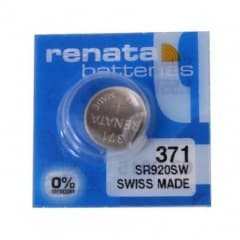 Renata 371 Watch Batteries (Also For 370 or SR920SW) 1