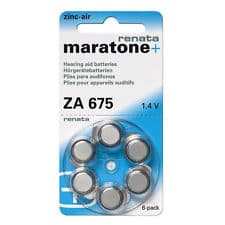 Renata ZA675 6pk Hearing Aid Battery 2