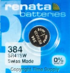 Renata 384 Watch Batteries