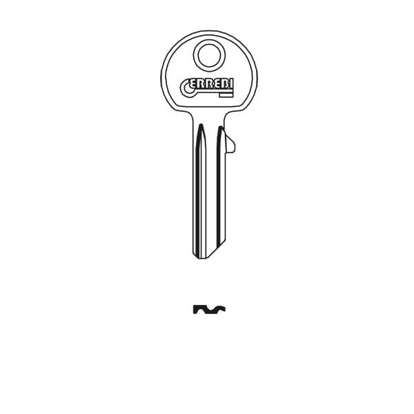Abus Padlock 5P Key Blk Pk10 (ABS26)