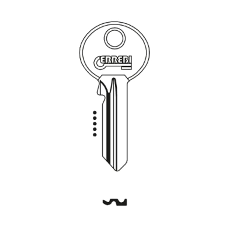 Ruko5 Pin Cyl Key Blank Pk10 (RUK10)