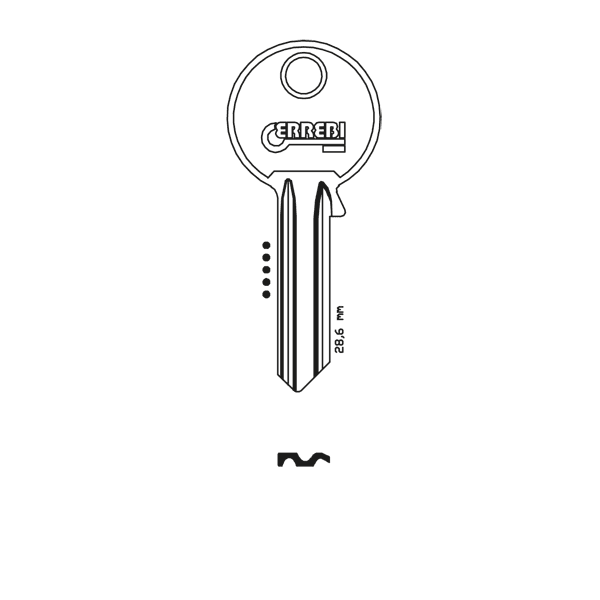 Orion Domestic Key Blank Pk10 (MLA10)