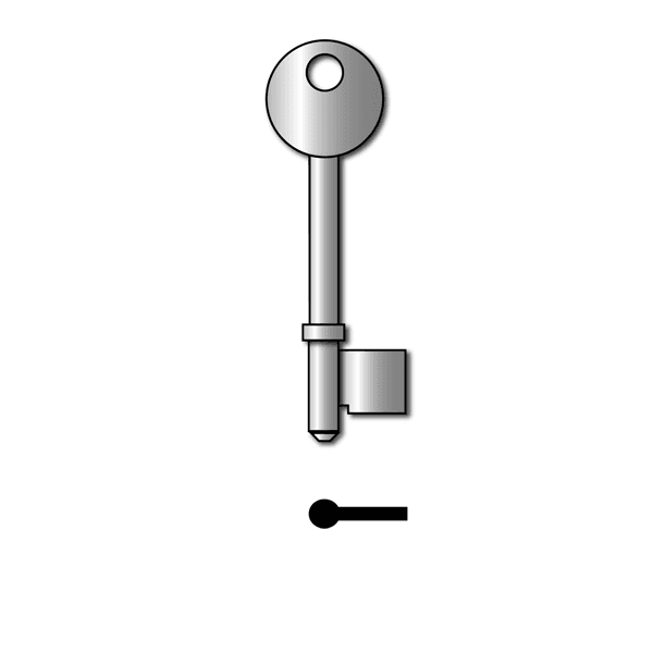 Union 5 Lever Mortice Blk Pk10 (TS346)