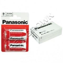 Panasonic D (R20R) 2 pk Zinc Carbon Battery (box) 2