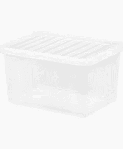 WHAM Crystal Clr 24 Ltr Box & Lid C 1