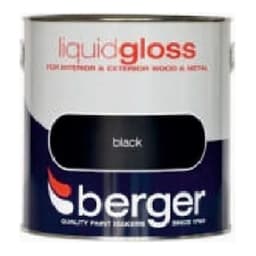 Berger Liquid Gloss Black 2.5Ltr 1