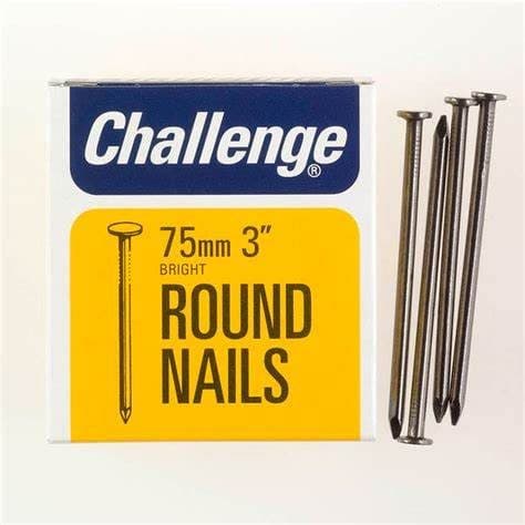 Challenge Round Nails 75mm