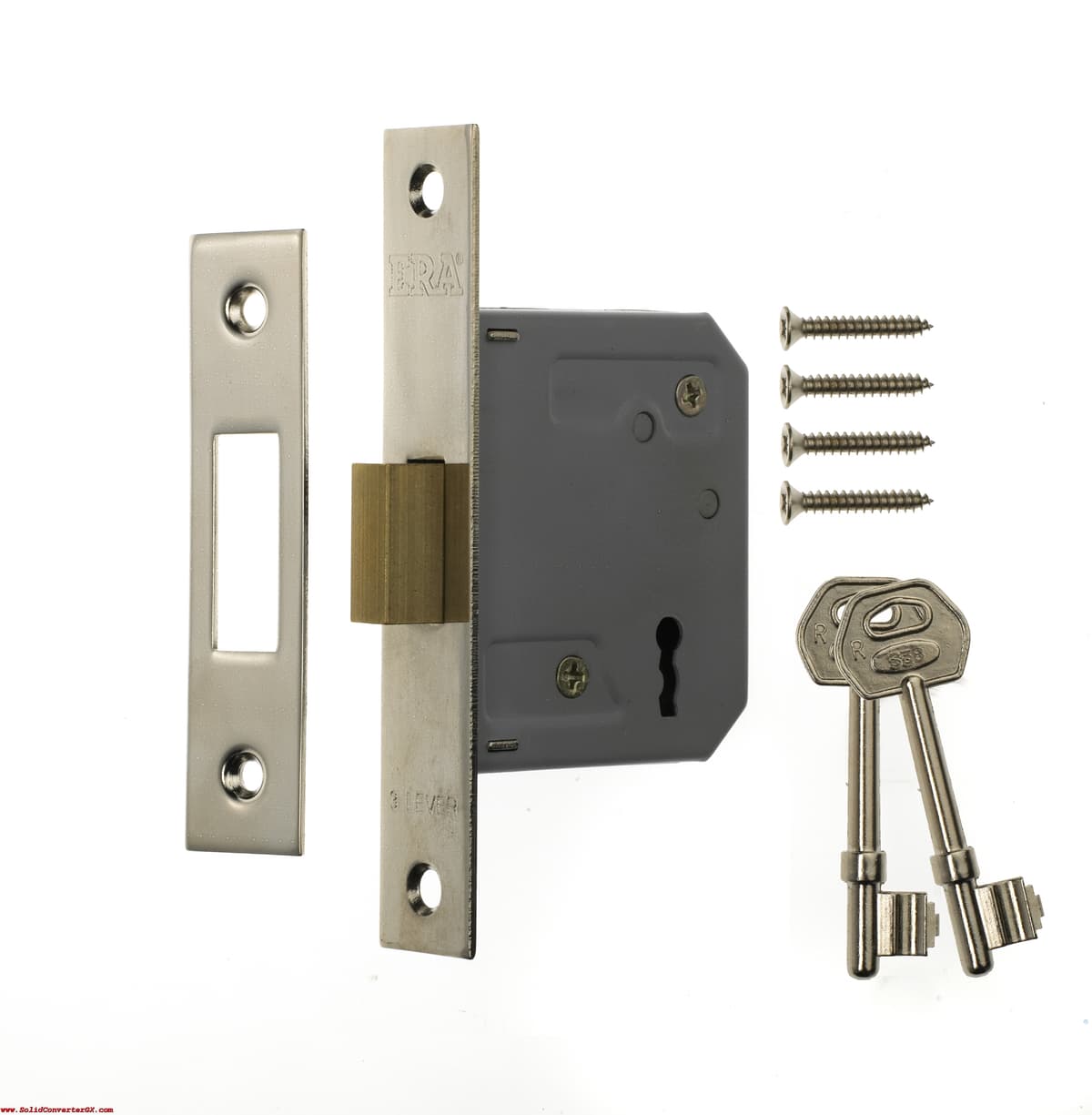 Era 3L Mortice Deadlock 2 1/2" Chrome