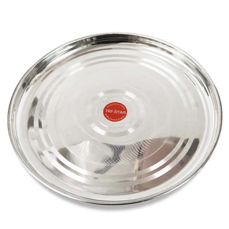50cm Round S Steel Tray