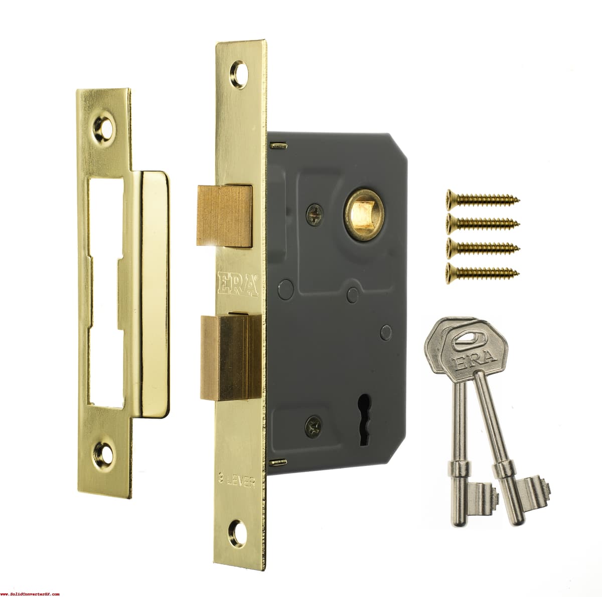 Era 3L Mortice Sashlock 3" Brasss