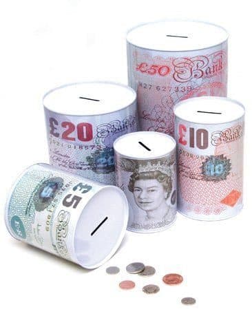 155mm x 220mm Sterling Money Box