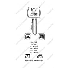 Cylinder Key Blank Pk10 (LF14LQ) 2