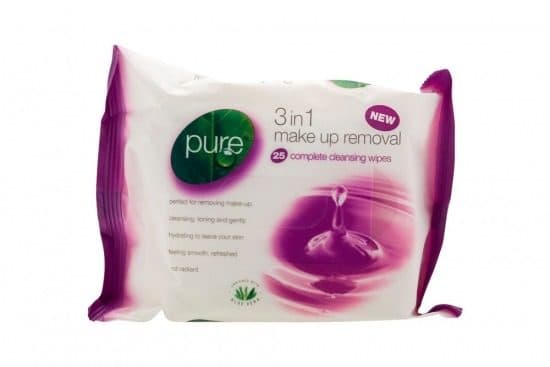 Pure Wipes 3 In 1 Makeup Removal