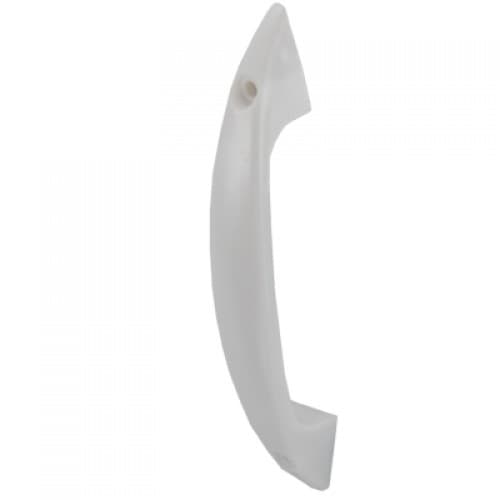 4" White Plastic Handles
