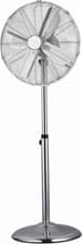 Illumitech 16" Chrome Stand Fan