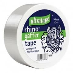 Rhino White Cloth Tape 50mm x 50m