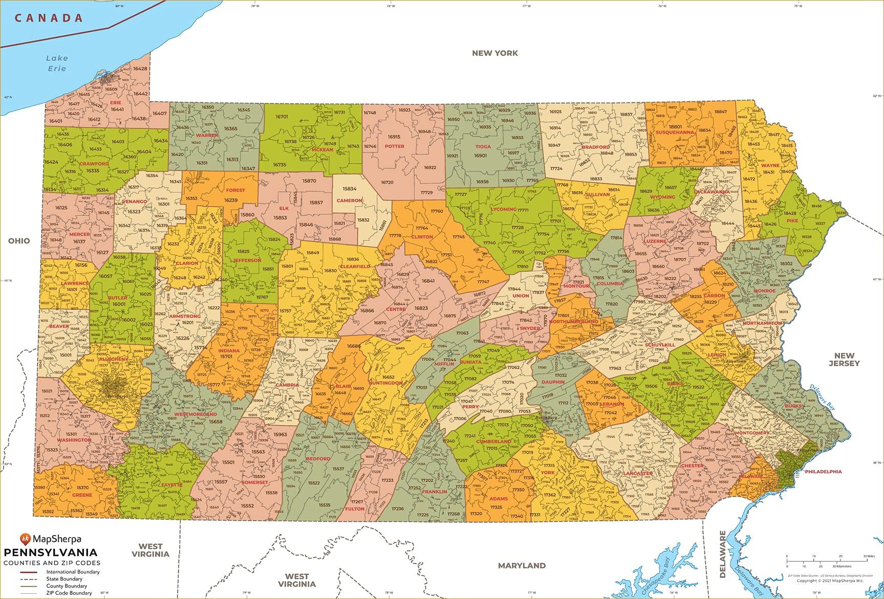 County  Map Pins Pk30 (c787) image