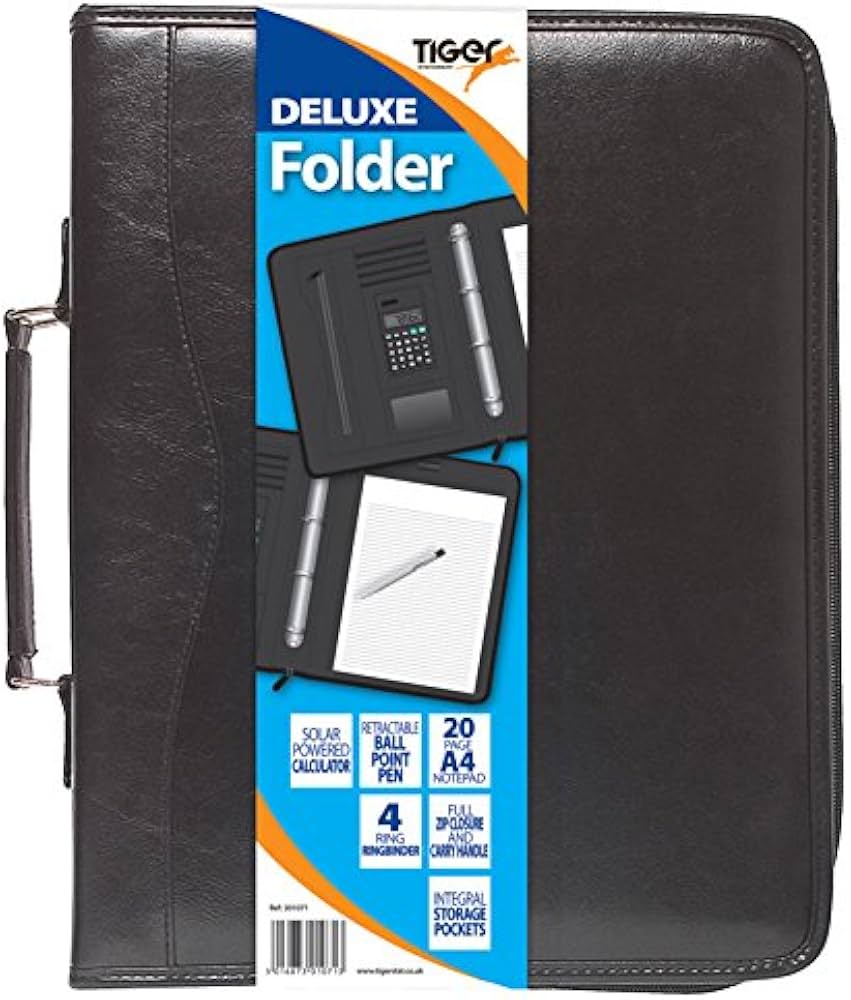 Tiger  A4 Deluxe Folder + Calculator image