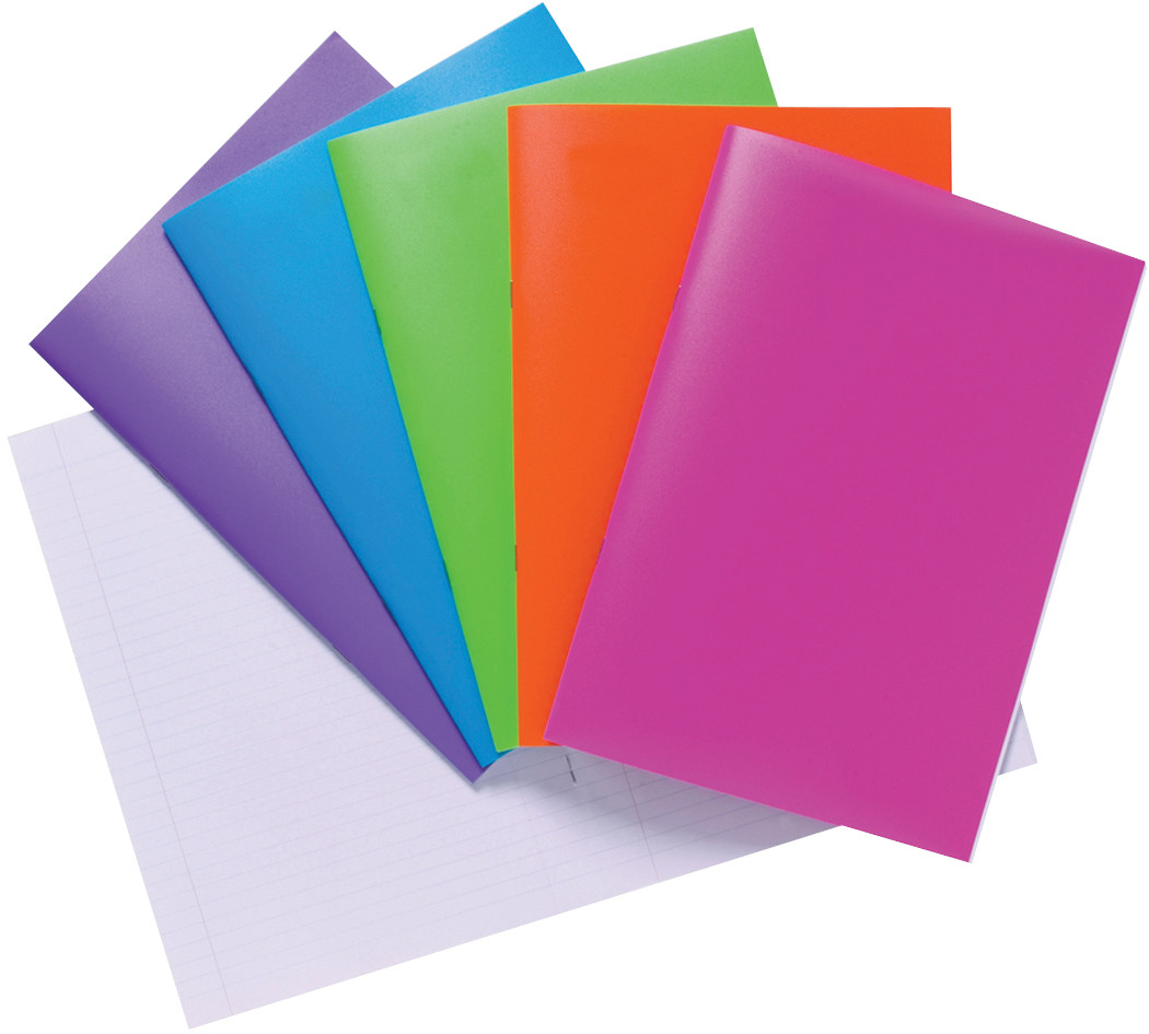 Tiger  A4 Pp Notebook - Brite Cols - 40 Sheets image