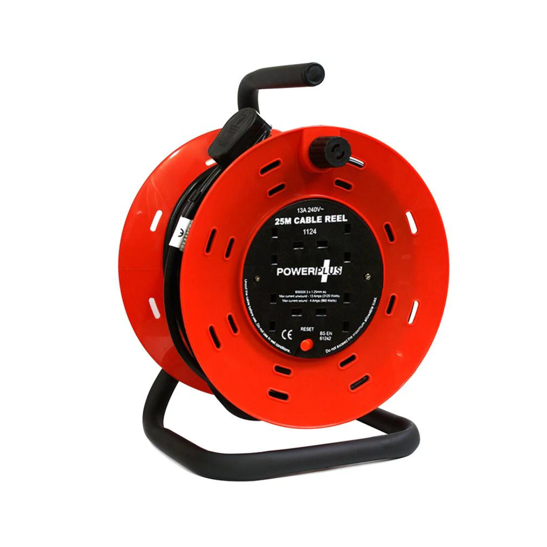 Powerplus 13a 240v 25m Cable Reel (1124) image