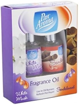 151 Pan Aroma  2pk Frag Oils-whte Musk/sandal (pan0127) 1
