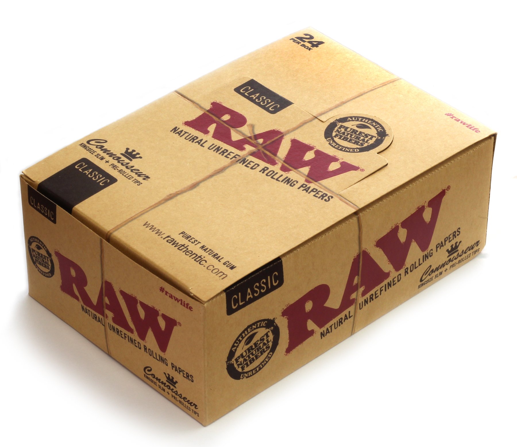 Raw King Size Slim Connoisseur + Tips Classic 24's image