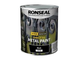 Ronseal OC Matt Black Paint 750ml 1