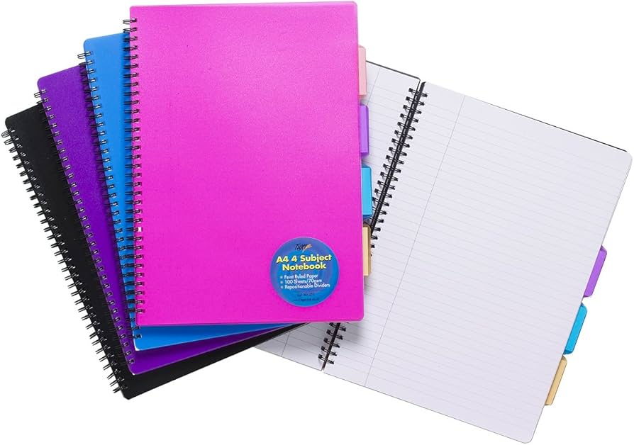 Tiger A4 - 4 Subject Notebook 100 Sheets image