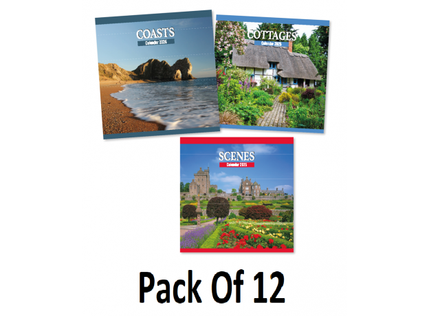 Tallon Square Calendar:Coasts, Cottages & Scenes image