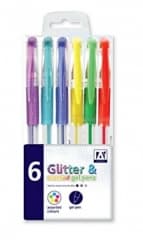 ANKER 6PK GLITTER/SCENTED GEL PENS