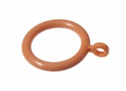 Star Pack Curtain Ring Id 28mm - Od 40mm Medium Brown Plastic(72685) 1