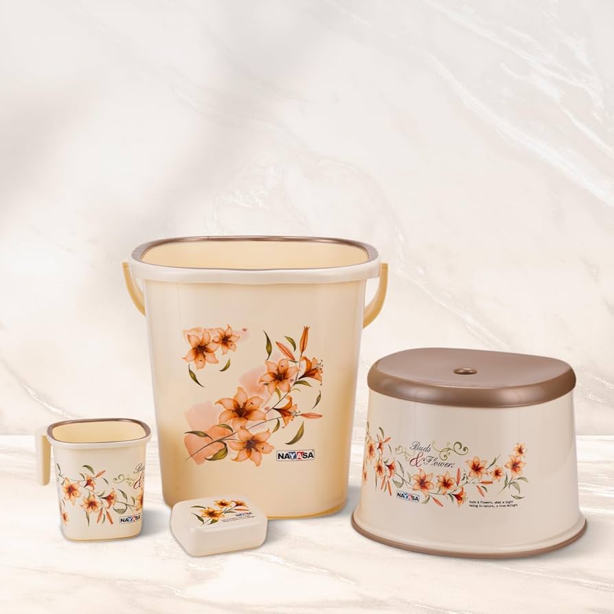 Plastic Bathroom Set. image