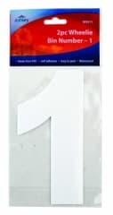 Ashleys 2pc Wheelie Bin Number - 1