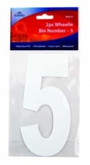 Ashleys 2pc Wheelie Bin Number - 5