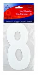 Ashleys 2pc Wheelie Bin Number - 8