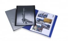 A4 Presentation Display Book 40 Pocket Blue