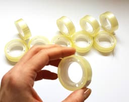 Duralon Clear Tape 12mm x 10MCard of 12  (5401) 1