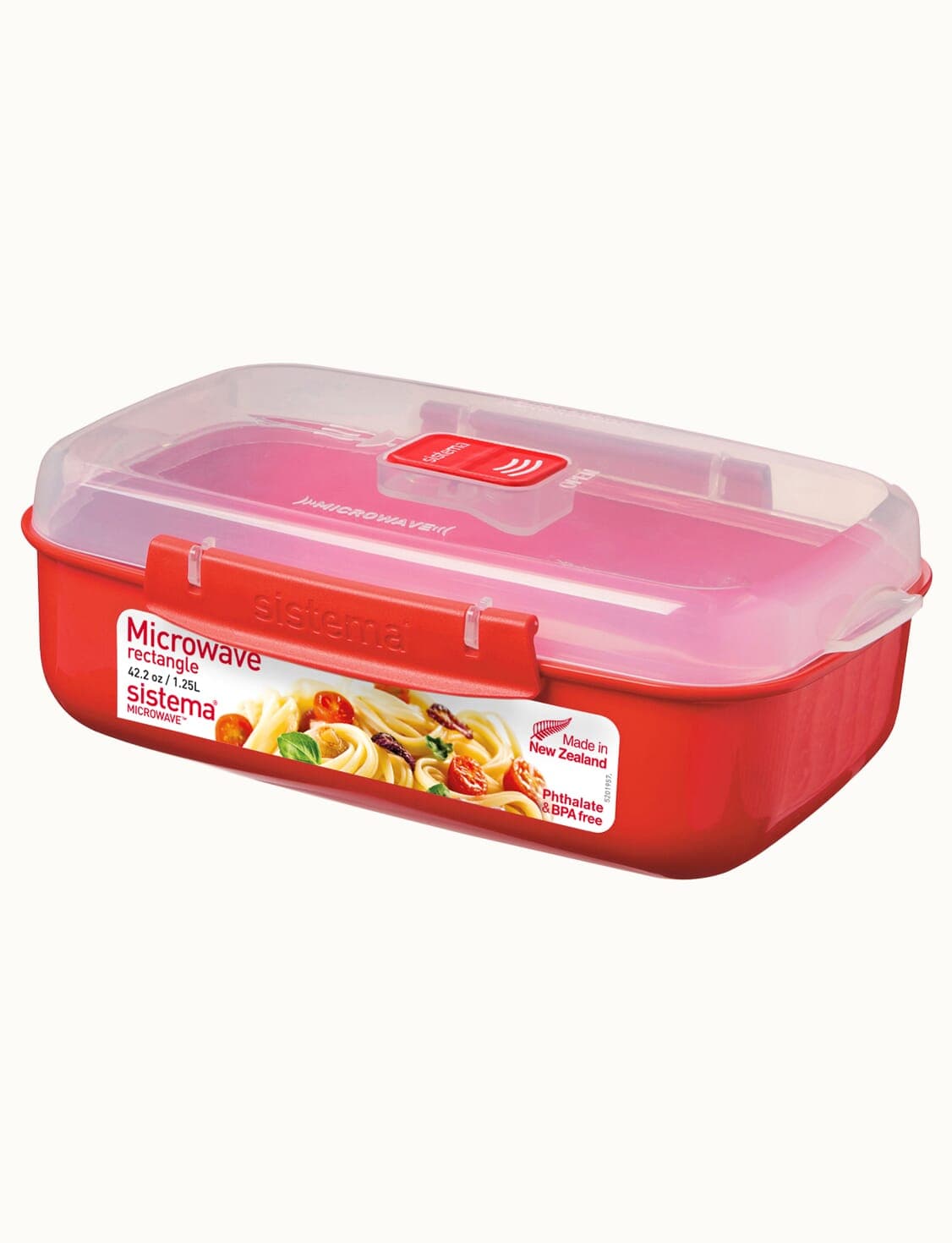 Sistema Rectangle Microwave Container 1.25ltr.