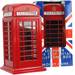 Telephone Box Die Cast Money Box Small 1