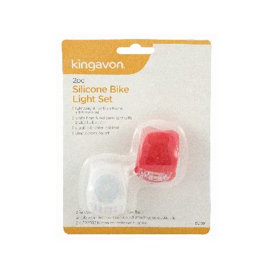 Kingavon 2pc Silicone Bike Light Set image
