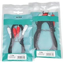2 RCA - 2 RCA Plugs 5.0 Mtr.
