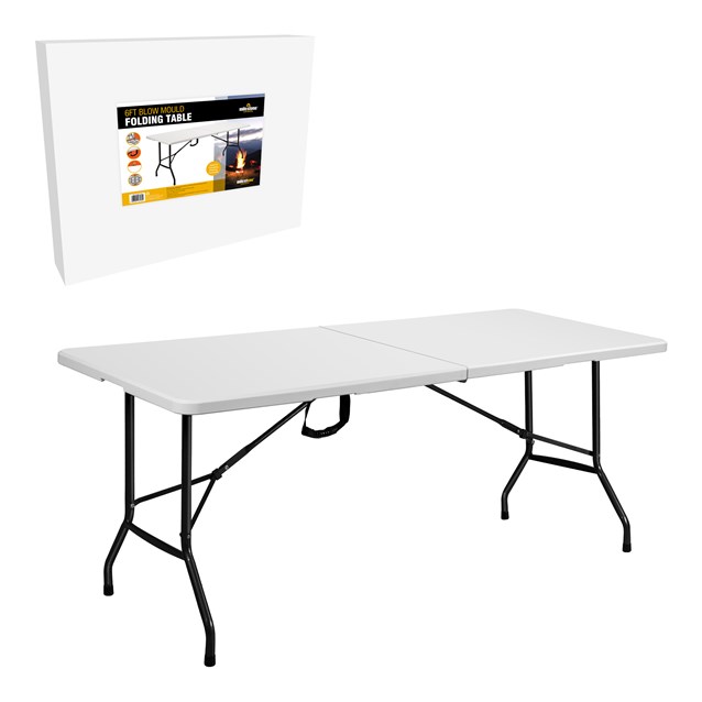 BENROSS 6ft. Blow Mould Folding Table image