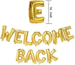 Welcome Back - Metallic Foil Balloon 1