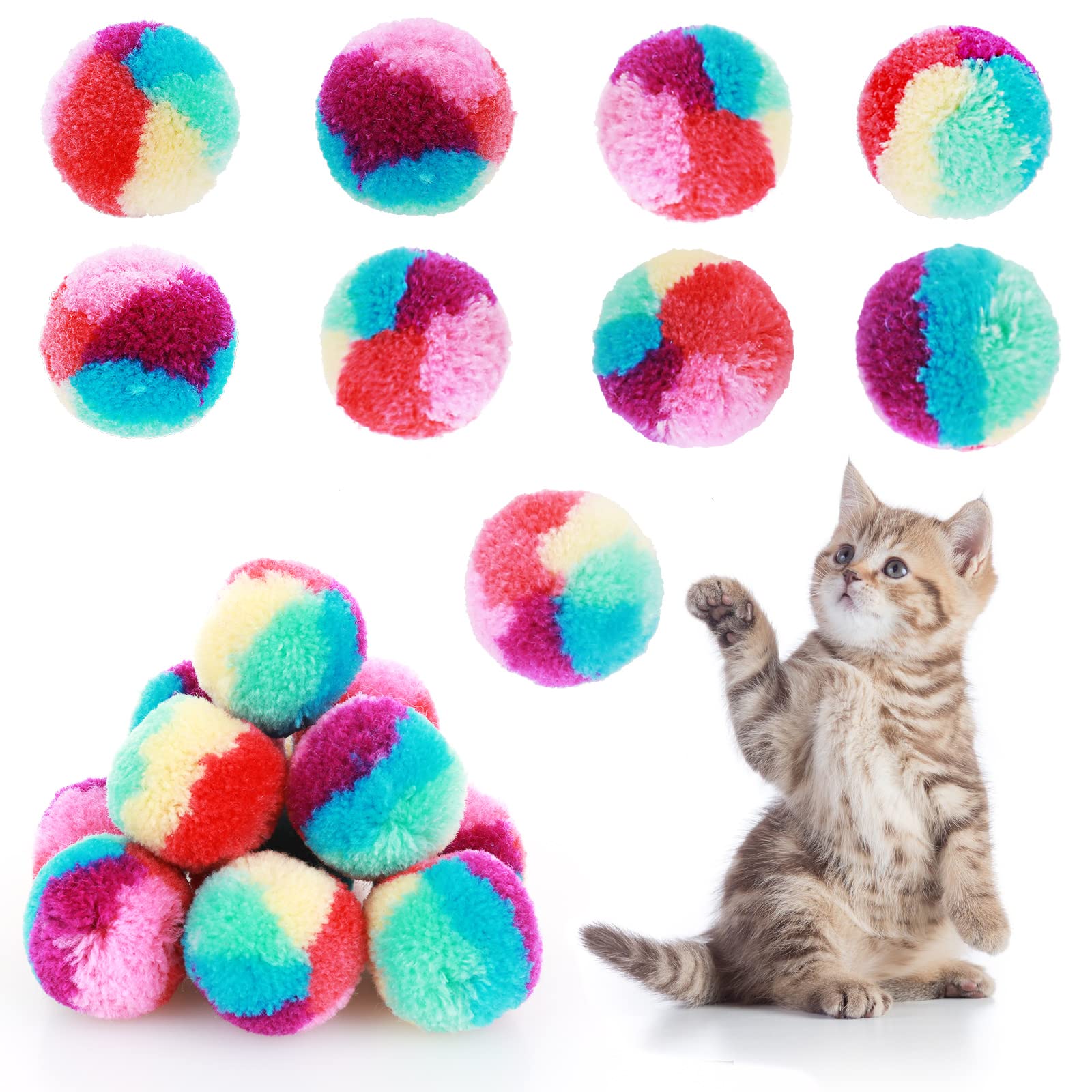 151 Pets Play  Soft Balls Cat Toys 4pk (pap1047) image