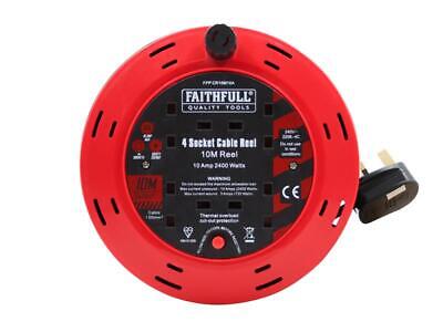 Powerplus **** Powerplus 10m Cable Reel 10a 240v image