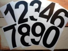 Adhesive Numbers(1234567890) 10pack 55mm