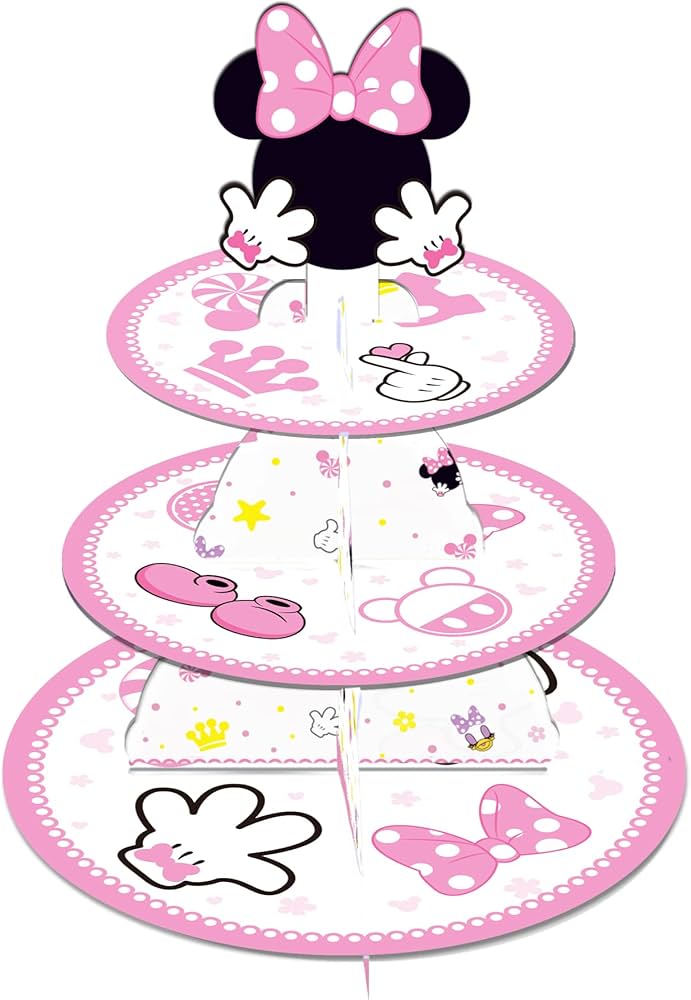 Unique Party Disney Minnie Mouse Cake Stand image