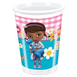 Unique Party 8 Doc Mcstuffins Plastic Cup 200ml 1