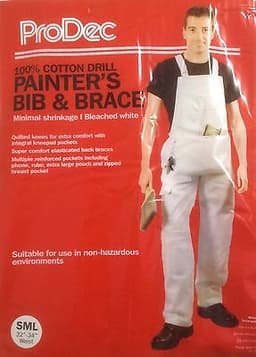 Rodo Prodec Large Painters Cotton Drill Bib & Brace 1